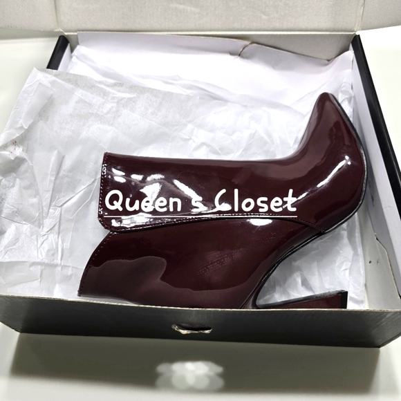NIne West| Torrie Patent Leather Booties| Size 9 💥BRAND NEW - Picture 3 of 5